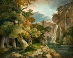 River at Penegoes by Richard (style of) Wilson