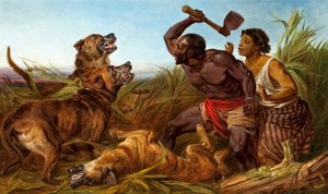 The Hunted Slaves by Richard Ansdell