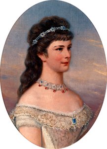 Portrait of Elisabeth of Bavaria (Sissi), Empress of Austria and Queen of Hungary