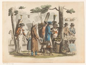 Street Scene with Merchants