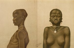 Waganda Boy and Dinka Girl, from 