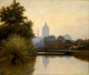 The Canal, Morning Effect by Richard Buckner Gruelle