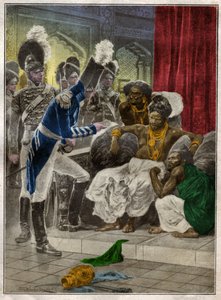 Sri Vikrama Rajasinha, king of Kandy (Sri Lanka) dismissed by the English in 1815 by Richard Caton (after) Woodville