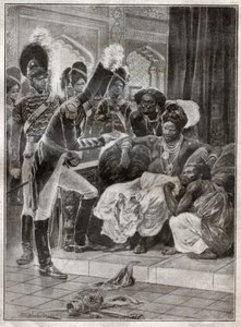 Sri Vikrama Rajasinha, King of Kandy (Sri Lanka) Dismissed by the English in 1815, 1924 by Richard Caton (after) Woodville