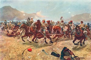 Saving the Guns at Maiwand, July 17th by Richard Caton II (after) Woodville