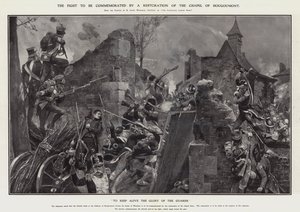 To Keep Alive the Glory of the Guards by Richard Caton II (after) Woodville