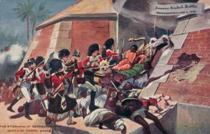 Death of Tipu Sahib, Battle of Seringapatam, India, Fourth Anglo-Mysore War, 1799