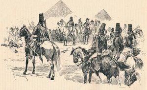 Napoleon Buonaparte at the Battle of the Pyramids