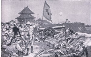 Tientsin: fighting on the Ramparts by Richard Caton II Woodville