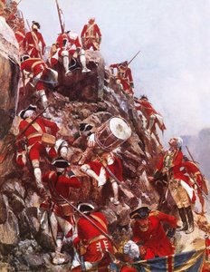 Scaling of the Heights of Abraham by Richard Caton Woodville
