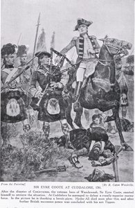 Sir Eyre Coote at Cuddalore, illustration from 