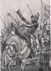 The Death of Henry Hotspur, 21st July 1403, Illustration from 