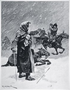 Turkic-Bashkir Cossack archers harried and hounded the retreat of Napoleon