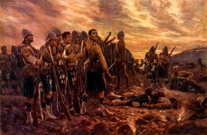 All That Was Left of Them. The Black Watch After the Battle of Magersfontein by Richard Caton Woodville II