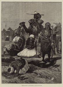 Bashi-Bazouks on the March, a Halt for Prayer