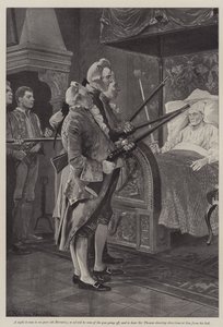 Illustration for A Colonel of The Empire, by Emily Lawless by Richard Caton Woodville junior