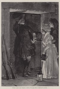 Illustration for A Colonel of The Empire, by Emily Lawless by Richard Caton Woodville junior