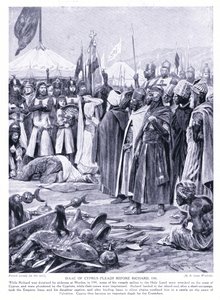 Isaac of Cyprus Pleads Before Richard I AD1191