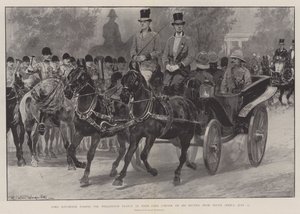 Lord Kitchener Passing the Wellington Statue at Hyde Park Corner on His Return from South Africa, 12 July by Richard Caton Woodville junior