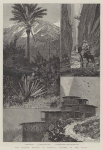 The British Mission to Morocco, Scenery in the Atlas by Richard Caton Woodville junior