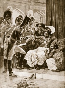 The British in Ceylon, illustration from 
