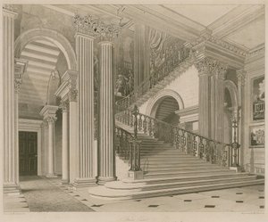 Buckingham Palace, Staircase by Richard Cattermole