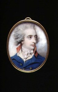 Portrait miniature of Major General William, The Viscount Fielding, c.1790 by Richard Cosway