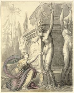 The Heliads at the Grave of Phaeton by Richard Cosway