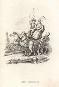 The Skeleton of Death and the Phaeton (engraving)