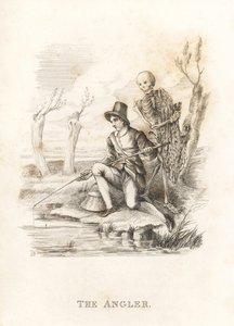 The Skeleton of Death and the Angler (engraving)