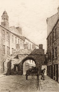 East Port or Cowgate Port by Richard Davidson Winter