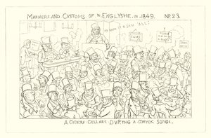 A Cider Cellar during a Comic Song (1849)