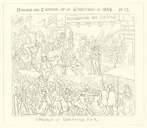 A prospect of Greenwich Fair (1849)