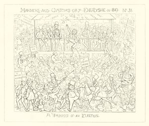 The prospect of an Election (1849)