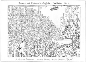 A Scientific Institution. During ye Lecture of an Eminent Savan by Richard Doyle