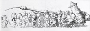 German Visitors to the Great Exhibition by Richard Doyle