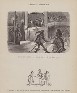 Page from The American Tour of Messrs Brown, Jones and Robinson by Richard Doyle