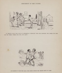 Page from The American Tour of Messrs Brown, Jones and Robinson by Richard Doyle