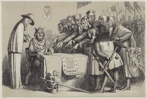 Signing of Magna Charta by Richard Doyle