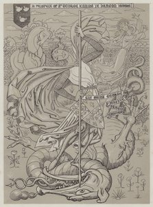 St George killing the Dragon by Richard Doyle