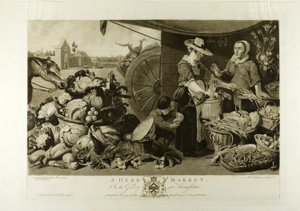 A Herb Market, from The Houghton Gallery