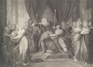 King Lear Casting Out His Daughter Cordelia