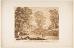 Landscape with Cupid and Psyche by Richard Earlom