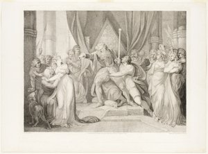 Lear Casting out his Daughter Cordelia