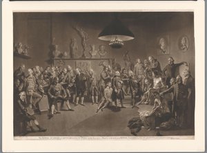 Members of the Royal Academy in Interior with Male Nude Model, 1768