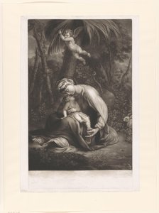 Madonna with Child Under a Palm Tree