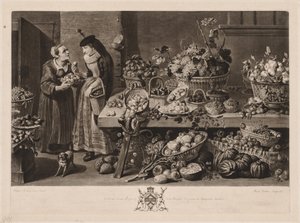 The Four Markets: The Fruit Market by Richard Earlom