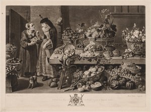 The Four Markets: The Fruit Market by Richard Earlom