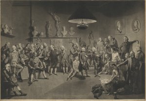 The Royal Academy of Arts by Richard Earlom after Johann Zoffany