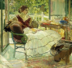 Afternoon Tea by Richard Emil Miller